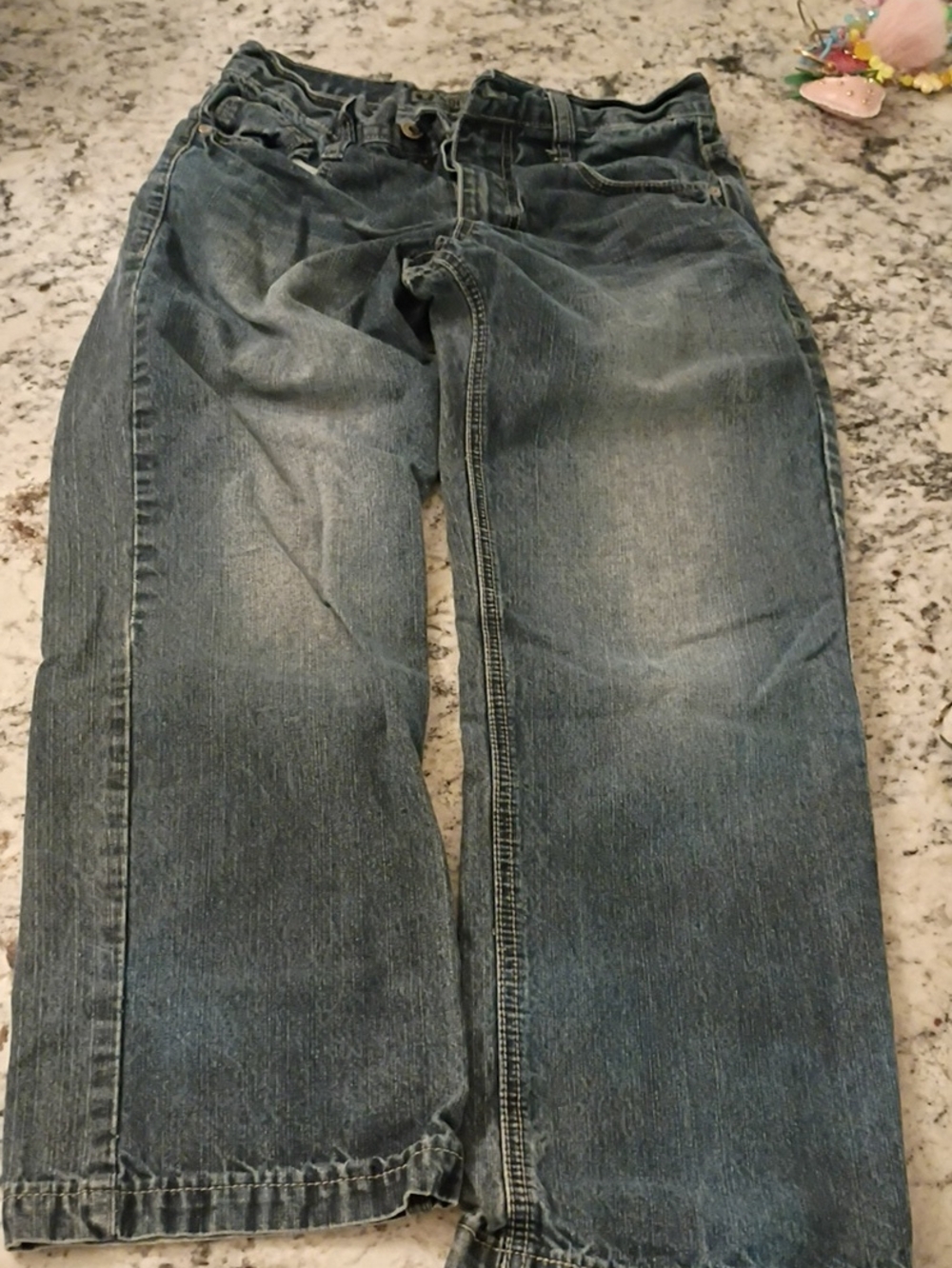 South Pole Boys Washed Blue Relaxed Vintage Jeans Y2k